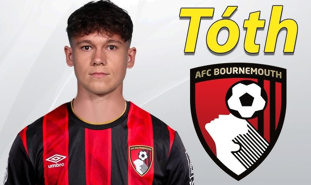 Bournemouth chiêu mộ tiền vệ Alex Tóth thành công